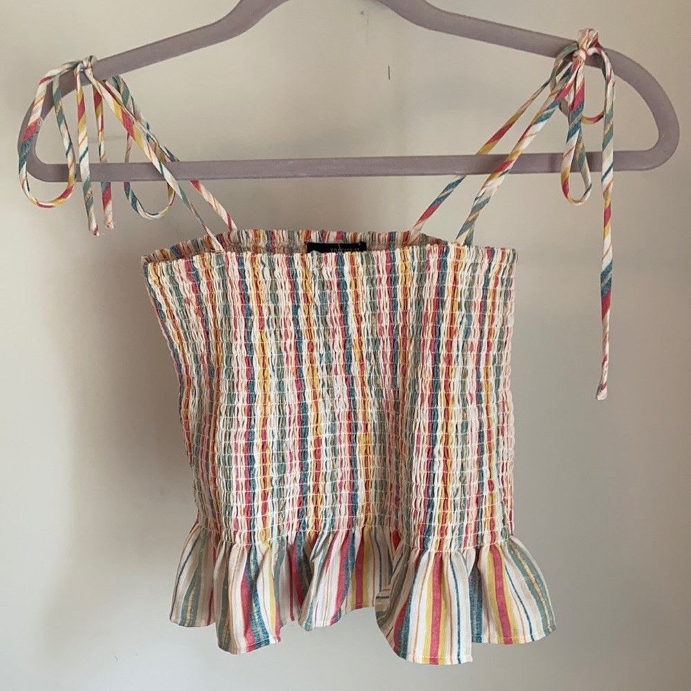 striped tank top